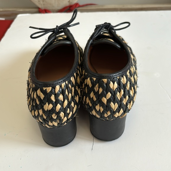 Robert Clergerie Lisa Woven wedge platform oxfords - Picture 4 of 4